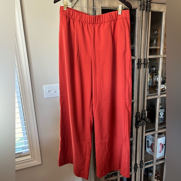 Ann Taylor Vibrant Red/Orange Pants - Picture 1 of 8